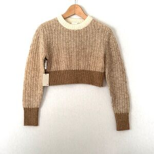 Aritzia Wilfred Free Laney Cropped Sweater